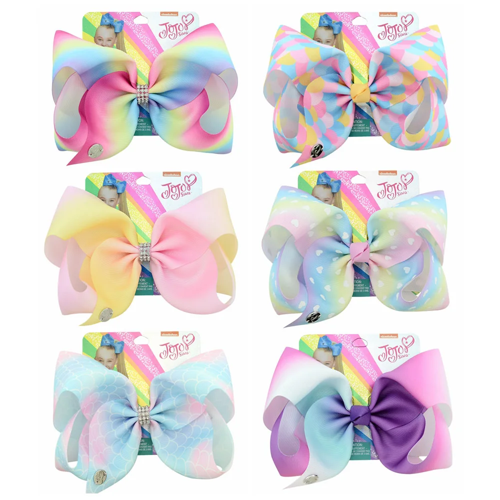 8" JoJo Bows Hair Clip Large Hair Bow Kids Handmade Metalic Printed Ribbon Knot Jumbo JOJO SIWA Hair Accessories For Girl
8" JoJo Bows Hair Clip Large Hair Bow Kids Handmade Metalic Printed Ribbon Knot Jumbo JOJO SIWA Hair Accessories For Girl