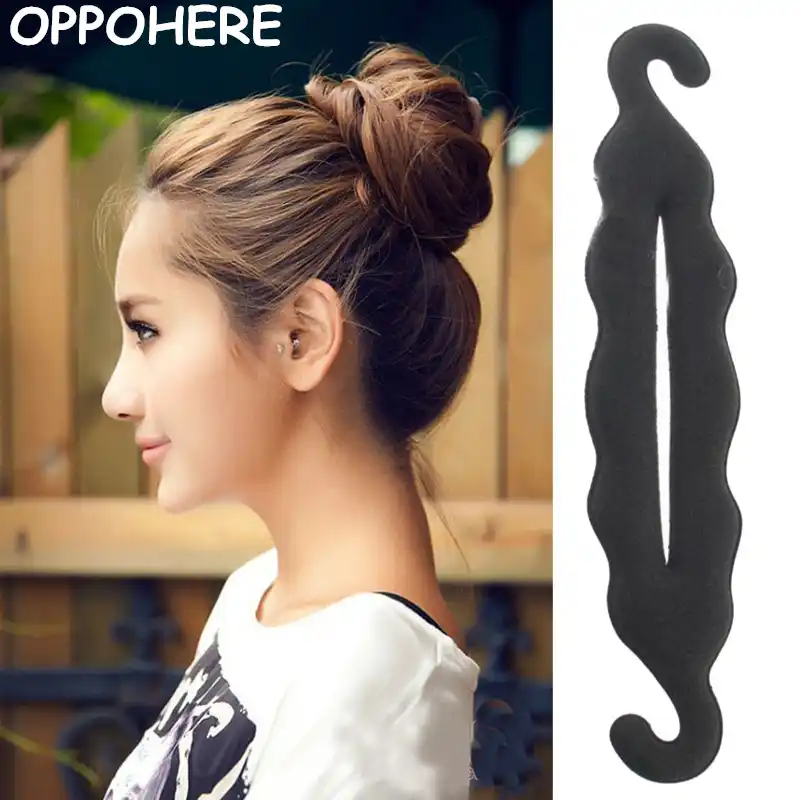 Women Magic Foam Sponge Hairdisk Hair Device Donut Quick Messy Bun