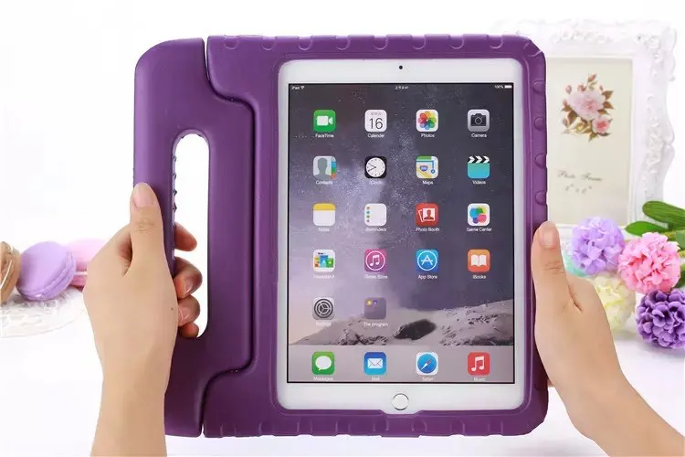 For iPad Pro 9.7 / 6 cover, Kids EVA Silicone Safe Shockproof Case, Handle Stand shell for ipad Air 2 A1566 A1673 A1674 A1675
For iPad Pro 9.7 / 6 cover, Kids EVA Silicone Safe Shockproof Case, Handle Stand shell for ipad Air 2 A1566 A1673 A1674 A1675