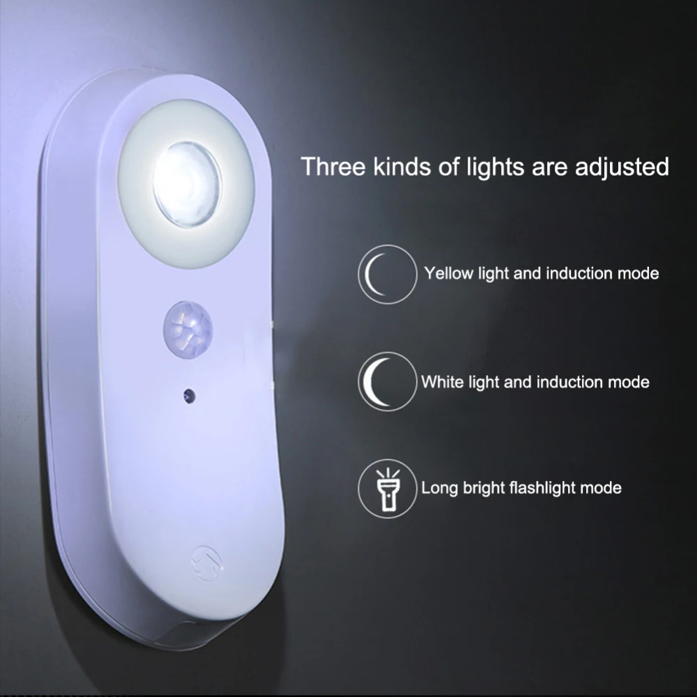 PIR Body Motion Sensor LED Night Light USB Flashlight Rechargeable Human Body Induction Lamp Portable Outdoor Led Sensor Light
PIR Body Motion Sensor LED Night Light USB Flashlight Rechargeable Human Body Induction Lamp Portable Outdoor Led Sensor Light