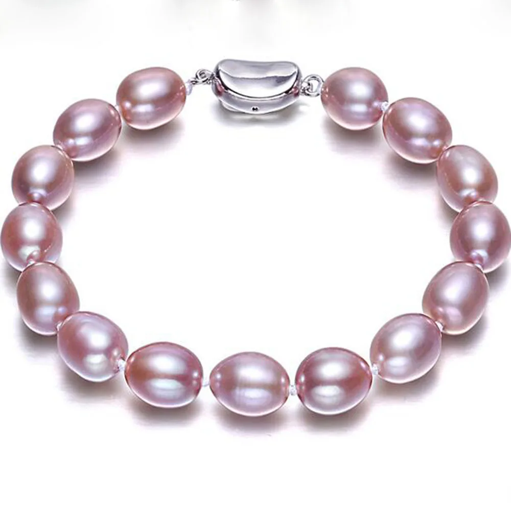 Hot Sale Women's Freshwater Pearl Bracelet 7-8mm S925 Sterling Rice Pearl Jewelry Wedding /Prom Bracelets 4 Color
Hot Sale Women's Freshwater Pearl Bracelet 7-8mm S925 Sterling Rice Pearl Jewelry Wedding /Prom Bracelets 4 Color