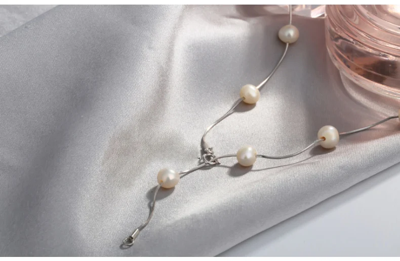2019 S925 Silver Pearl Necklace Short Clavicle Chain Luxury jewelry pearl necklaces choker for women love gift
2019 S925 Silver Pearl Necklace Short Clavicle Chain Luxury jewelry pearl necklaces choker for women love gift