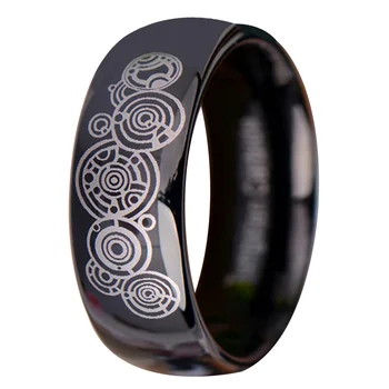 8mm Doctor Who Men's Women's Ring Black Color Tungsten Wedding Band Engagement Ring Domed Band Free Engraving Drop Shipping
8mm Doctor Who Men's Women's Ring Black Color Tungsten Wedding Band Engagement Ring Domed Band Free Engraving Drop Shipping