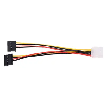 AUTO LP4 to 2 SATA Internal Power Splitter Cable (SATA Power Splitter Adapter Cable - 4 pin Molex 5.25" to 2 x SATA Converter) 
AUTO LP4 to 2 SATA Internal Power Splitter Cable (SATA Power Splitter Adapter Cable - 4 pin Molex 5.25" to 2 x SATA Converter)