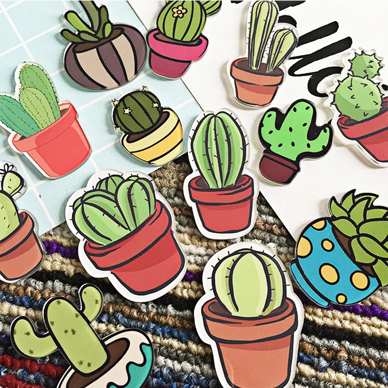 1 PC Cartoon Cute Cactus Plants Brooches Acrylic Brooches Badge Backpack Brooch Pins On Bag Clothing Decor Creative Brooches
1 PC Cartoon Cute Cactus Plants Brooches Acrylic Brooches Badge Backpack Brooch Pins On Bag Clothing Decor Creative Brooches