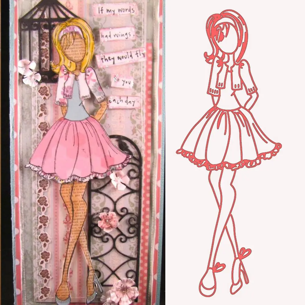 1PC Girl Metal Cutting Dies Stencil Embossing Scrapbooking Photo Album Decor DIY Paper Card Making
1PC Girl Metal Cutting Dies Stencil Embossing Scrapbooking Photo Album Decor DIY Paper Card Making
