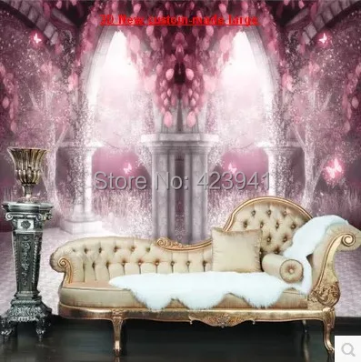 Can customized large 3d mural art Contracted wall home decor sitting room porch Children dream castle wallpaper oil paintings
Can customized large 3d mural art Contracted wall home decor sitting room porch Children dream castle wallpaper oil paintings