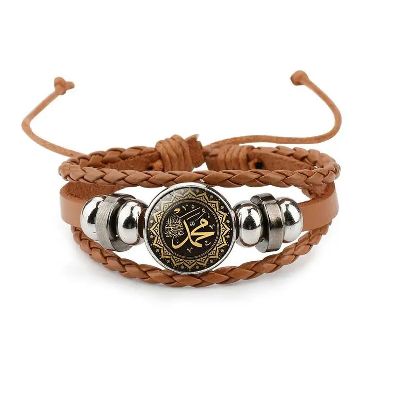 Bohemian Beads Men Women Handmade Vintage Classic Rope Multilayered Leather Bracelet Allah Time Gem Leather Beaded Jewelry Gift
Bohemian Beads Men Women Handmade Vintage Classic Rope Multilayered Leather Bracelet Allah Time Gem Leather Beaded Jewelry Gift