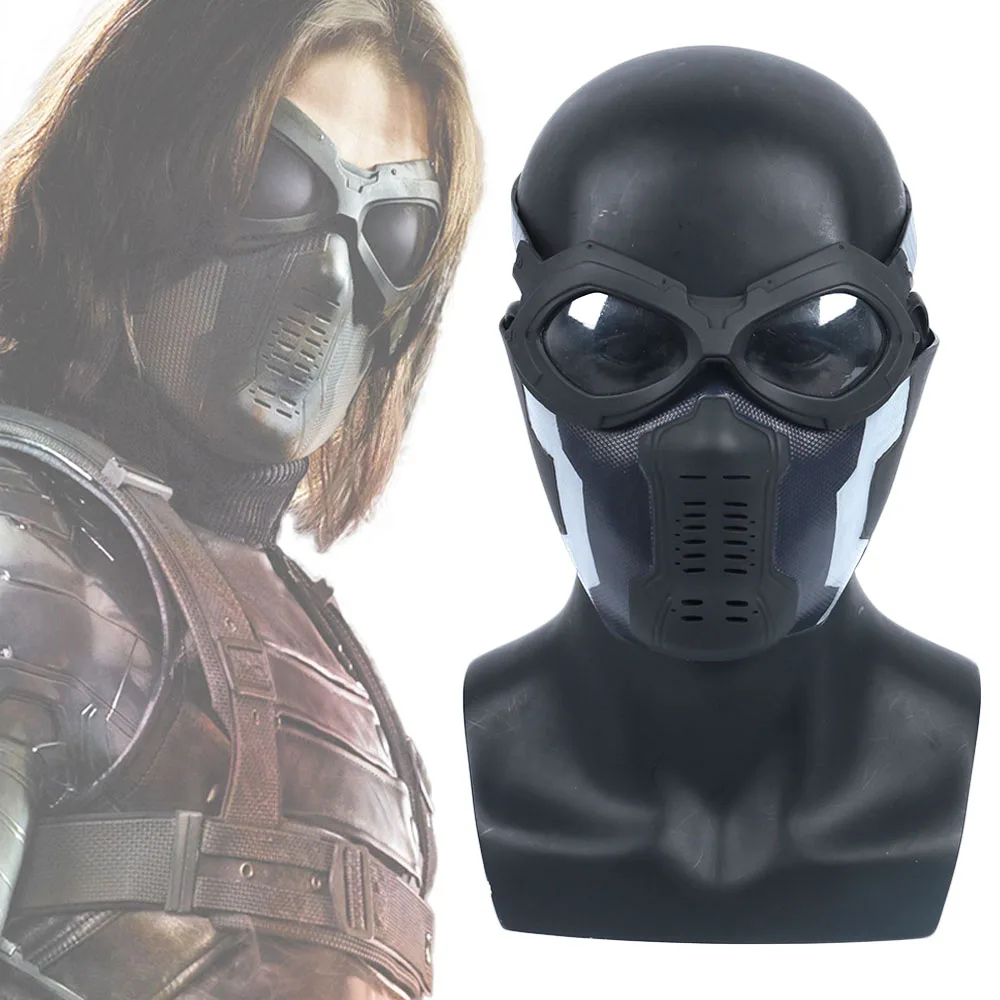 Captain America Winter Soldier Bucky Barnes Cosplay Masks Eyeglasses Goggles Glasses Set Half Face Superhero PVC Props Halloween
Captain America Winter Soldier Bucky Barnes Cosplay Masks Eyeglasses Goggles Glasses Set Half Face Superhero PVC Props Halloween