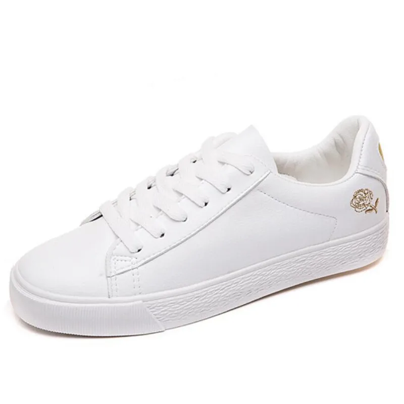 Mhysa 2019 White Shoes Woman Sneakers Flat Shoes Spring Summer Leather White Sneakers Fashion embroider Women's vulcanized shoes
Mhysa 2019 White Shoes Woman Sneakers Flat Shoes Spring Summer Leather White Sneakers Fashion embroider Women's vulcanized shoes