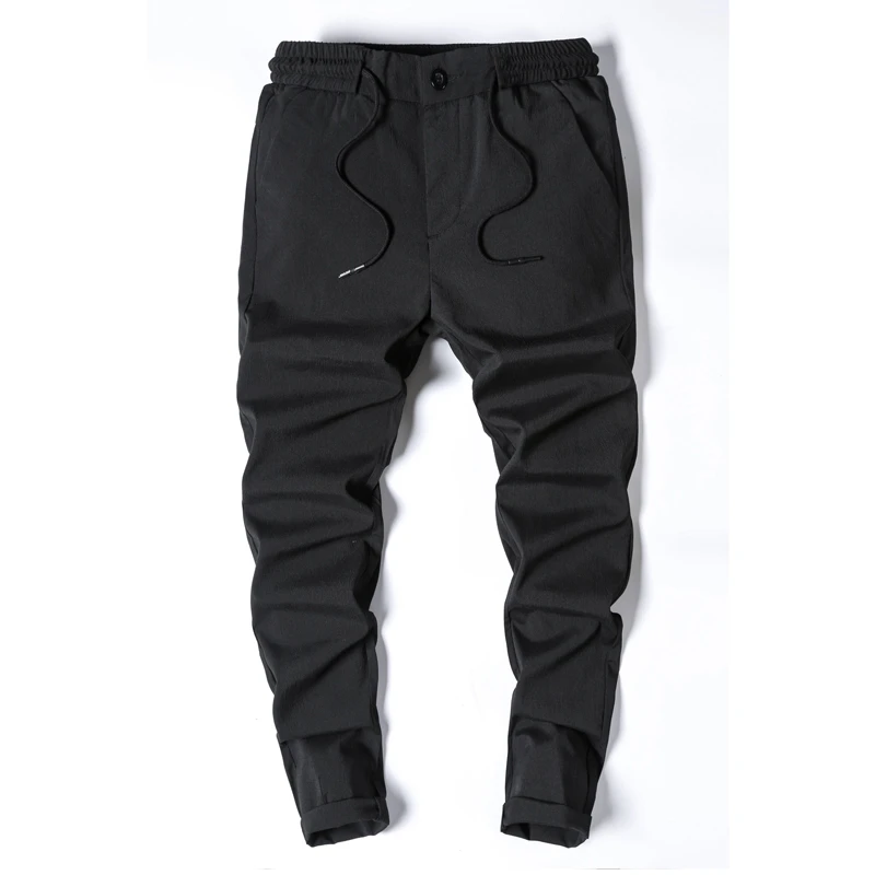 Drawstring Casual Pants Men New Summer Autumn Elastic Quick Dry Trousers Male Gray Black Green Thin Pantalones Hombre Homme
Drawstring Casual Pants Men New Summer Autumn Elastic Quick Dry Trousers Male Gray Black Green Thin Pantalones Hombre Homme