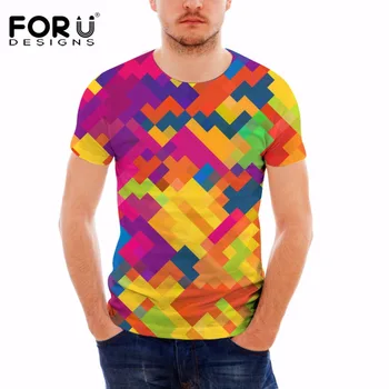 FORUDESIGNS 3D Lattice Pattern Men T Shirt Summer Short Sleeve Men's Tops Tee Shirt Diamond Printed Comfortable O-neck Tshirt
FORUDESIGNS 3D Lattice Pattern Men T Shirt Summer Short Sleeve Men's Tops Tee Shirt Diamond Printed Comfortable O-neck Tshirt