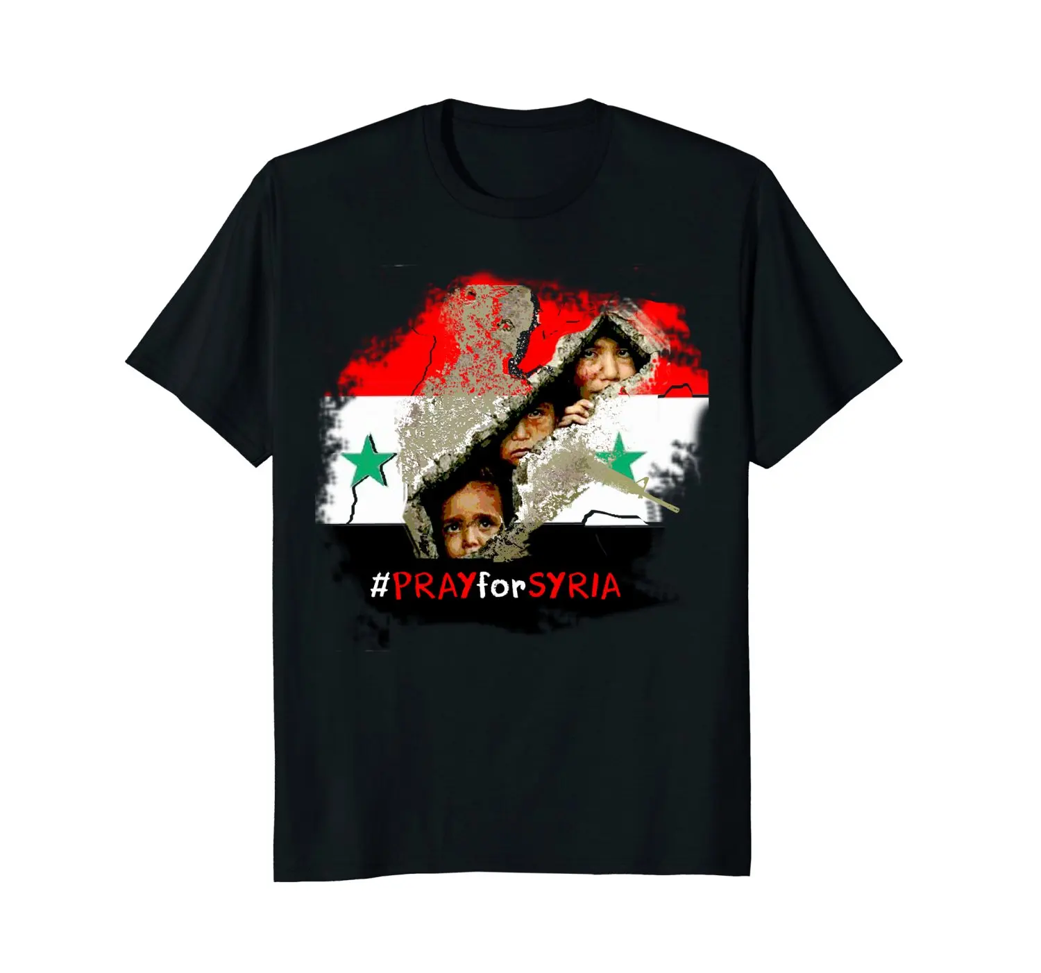 2019 New Short Sleeve Casual Pray for Syria Summer Casual Man T Shirt Good Quality
2019 New Short Sleeve Casual Pray for Syria Summer Casual Man T Shirt Good Quality