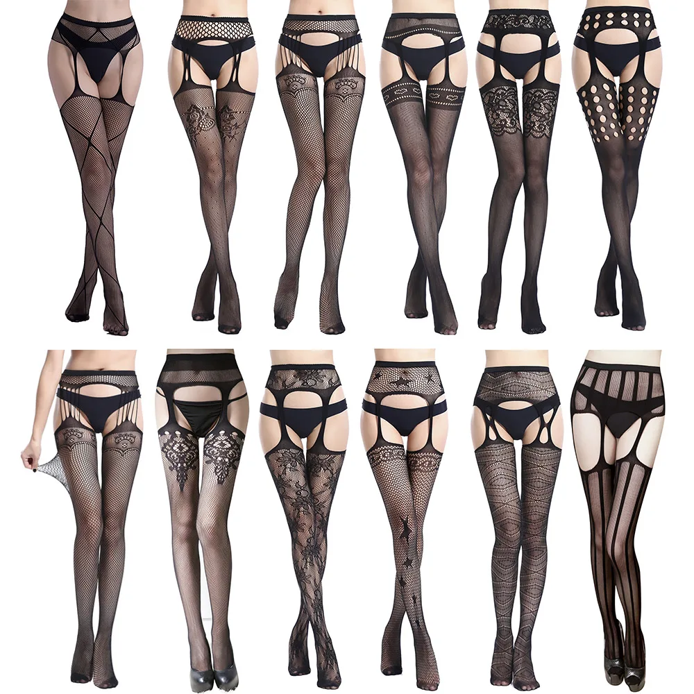 Women Sexy Lingerie Stripe Elastic Stockings Transparent Black Fishnet Stocking Thigh Sheer Tights Embroidery Pantyhose dropship
Women Sexy Lingerie Stripe Elastic Stockings Transparent Black Fishnet Stocking Thigh Sheer Tights Embroidery Pantyhose dropship