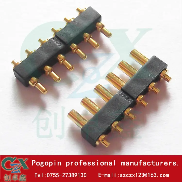 Spacing of 2.54 mm 6 pin high-temperature spring pin connector male female large current connector manufacturers selling
Spacing of 2.54 mm 6 pin high-temperature spring pin connector male female large current connector manufacturers selling