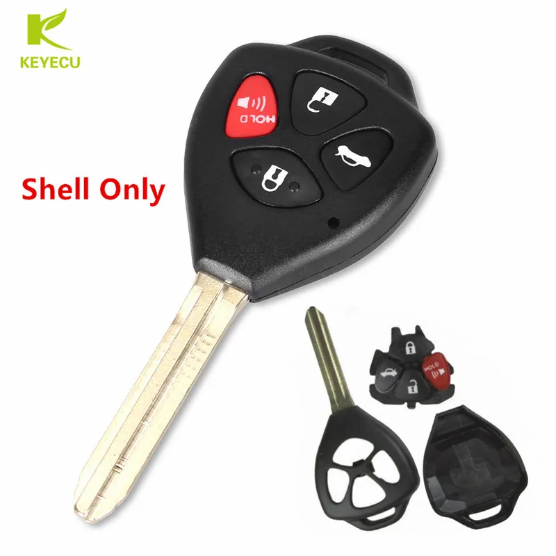 KEYECU Replacement 4 Buttons Remote Car Key Shell Case Fob For Toyota Camry 2007 2008 2009 2010 Avalon Corolla Matrix RAV4 Venza
KEYECU Replacement 4 Buttons Remote Car Key Shell Case Fob For Toyota Camry 2007 2008 2009 2010 Avalon Corolla Matrix RAV4 Venza