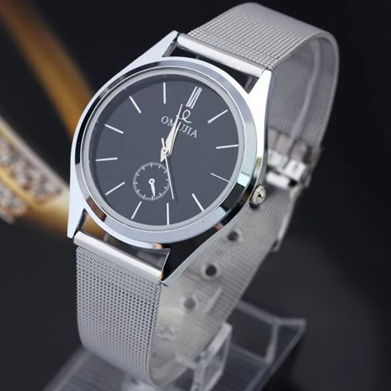 Stylish Men Stainless Steel Watches Women's Montre Luxury Large Dial Business Wrist Watch Mens Clock Relogio Masculino
Stylish Men Stainless Steel Watches Women's Montre Luxury Large Dial Business Wrist Watch Mens Clock Relogio Masculino