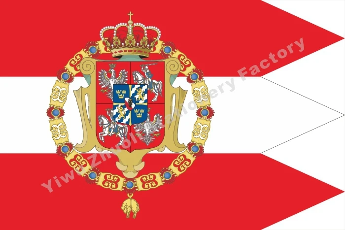 Polish-Lithuanian Commonwealth Royal Flag 1587 144X96cm (3x5FT) 120g 100D Polyester High Quality Free Shipping
Polish-Lithuanian Commonwealth Royal Flag 1587 144X96cm (3x5FT) 120g 100D Polyester High Quality Free Shipping