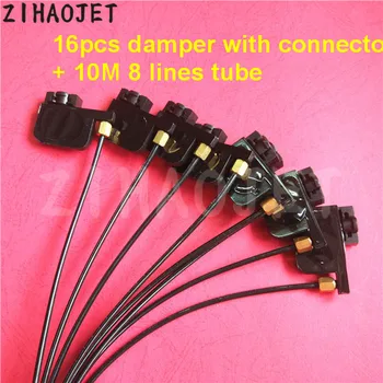 Printer UV ink damper small square head 16X+16X connector + 10 meter UV ink pipe hose 8 ways 3X1.8MM for Epson Roland parts
Printer UV ink damper small square head 16X+16X connector + 10 meter UV ink pipe hose 8 ways 3X1.8MM for Epson Roland parts