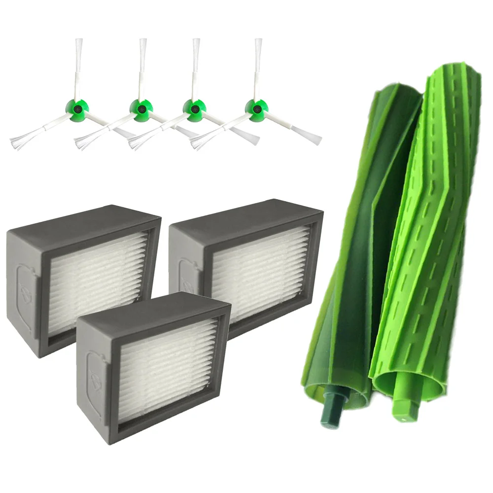3*Hepa Filter + 4*Side Brush +2* Brush Roll for iRobot Roomba i7 E5 E6 I Series Robot Vacuum Cleaner Replacement Spare Parts
3*Hepa Filter + 4*Side Brush +2* Brush Roll for iRobot Roomba i7 E5 E6 I Series Robot Vacuum Cleaner Replacement Spare Parts