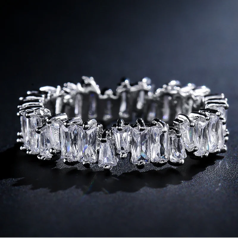 Thin Baguette T Ring Engagement Handmade Rainbow Trapezoid Stone Rings for Women Fashion Finger Accessories Wedding Band
Thin Baguette T Ring Engagement Handmade Rainbow Trapezoid Stone Rings for Women Fashion Finger Accessories Wedding Band