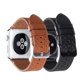 iStrap Black Brown Soft Genuine Calf Leather Watch Strap for iWatch Hour Adapter for Apple Watch Band 38mm/42mm 40mm/44mm Case
iStrap Black Brown Soft Genuine Calf Leather Watch Strap for iWatch Hour Adapter for Apple Watch Band 38mm/42mm 40mm/44mm Case