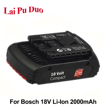 18V 2.0Ah Li-Ion Replacement Power Tool Battery For Bosch BAT609,BAT618,2607336236,BAT609G,BAT618G,37618,DGSH181,GSR18-Li 
18V 2.0Ah Li-Ion Replacement Power Tool Battery For Bosch BAT609,BAT618,2607336236,BAT609G,BAT618G,37618,DGSH181,GSR18-Li
