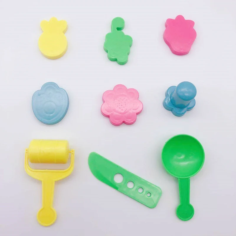 9 pcs/set Kids Plasticine Tools DIY Clay Modeling Molds Toys Children Funny Dough Sandbeach Modelling Toys Cutter Roller Tools
9 pcs/set Kids Plasticine Tools DIY Clay Modeling Molds Toys Children Funny Dough Sandbeach Modelling Toys Cutter Roller Tools