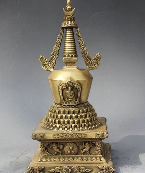 ZSR 606 ++++++Tibetan Buddhism Temple Brass Shakyamuni Buddha Auspicious Statue Pagoda Tower
ZSR 606 ++++++Tibetan Buddhism Temple Brass Shakyamuni Buddha Auspicious Statue Pagoda Tower