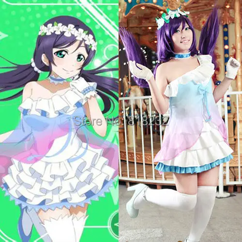 Love Live Yume no Tobira Dreams Gate Nozomi Tojo Chiffon Tee Dress Uniform Outfit Anime Cosplay Costumes
Love Live Yume no Tobira Dreams Gate Nozomi Tojo Chiffon Tee Dress Uniform Outfit Anime Cosplay Costumes
