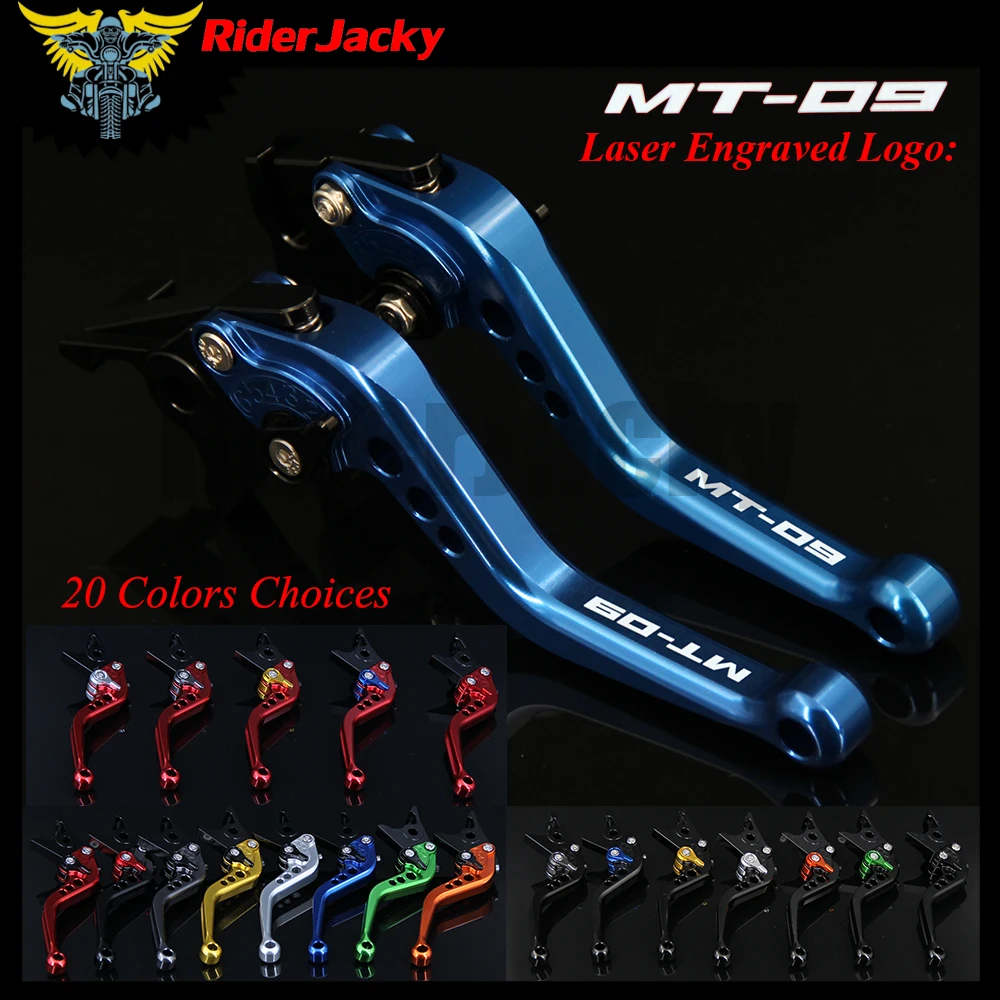 RiderJacky CNC регулируемые 14 7 см короткие рычаги тормозного сцепления для Yamaha MT-09 MT09 MT