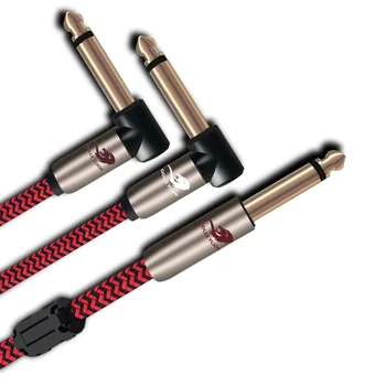 1/4'' TS Mono 6.35mm to 2x 6.35mm Male Audio Cable For Mixer Console Amplifier Home Theater System Y Splitter Cord 1m 2m 3m 5m
1/4'' TS Mono 6.35mm to 2x 6.35mm Male Audio Cable For Mixer Console Amplifier Home Theater System Y Splitter Cord 1m 2m 3m 5m