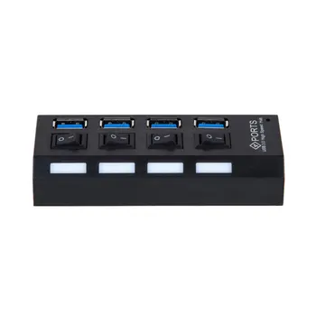 New Arrival PC Laptop High Speed Expansion Multi USB 3.0 Hub 4 Port 5Gbps USB Hub Splitter Adapter Power Cable Portable
New Arrival PC Laptop High Speed Expansion Multi USB 3.0 Hub 4 Port 5Gbps USB Hub Splitter Adapter Power Cable Portable