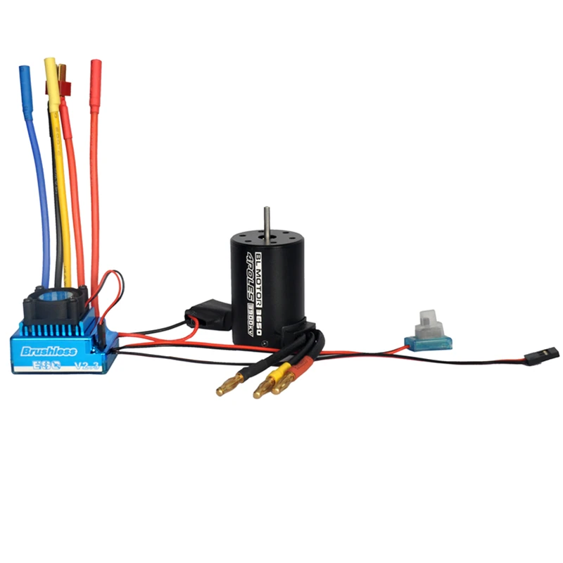 3650 Brushless Motor 3900KV + 45A/60A/80A/120A Brushless ESC for 1/10 Scale RC Car 4 poles 12 slots high torque motor
3650 Brushless Motor 3900KV + 45A/60A/80A/120A Brushless ESC for 1/10 Scale RC Car 4 poles 12 slots high torque motor