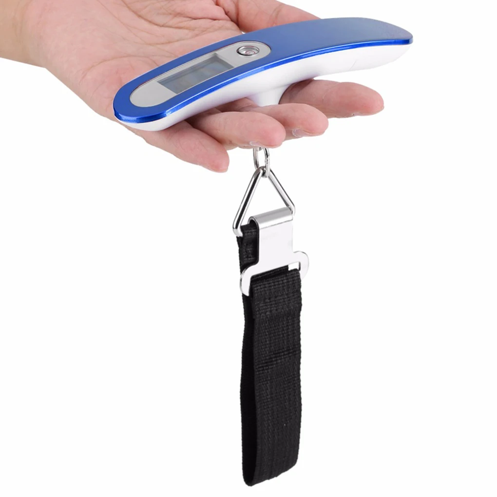 

50kg x 10g New LCD Fishing Weight Balance Steelyard Digital Belt Scales Electronic Luggage Hanging Scale