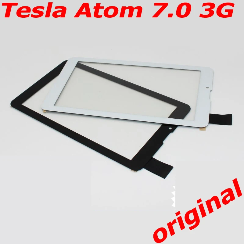 Новый сенсорный экран для Tesla Atom 7 0 3G внешняя панель Стекло Передняя сенсор