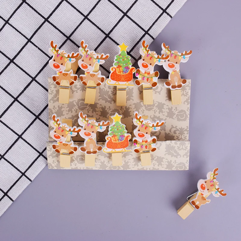 10 pcs/lot Christmas moose photo clips wooden clip DIY photo wall decoration clip craft pegs with hemp rope
10 pcs/lot Christmas moose photo clips wooden clip DIY photo wall decoration clip craft pegs with hemp rope