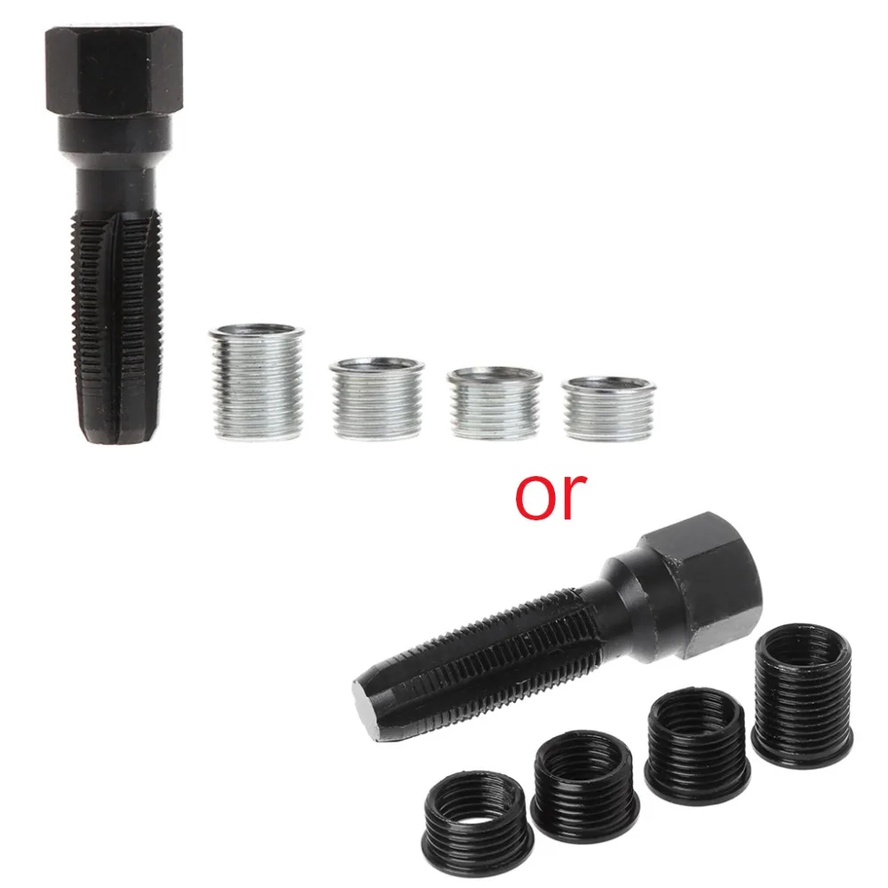 14mm Spark Plug Rethread Rethreader Repair Tap Tool Reamer Inserts Kit Professional
14mm Spark Plug Rethread Rethreader Repair Tap Tool Reamer Inserts Kit Professional