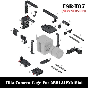 TILTA ESR-T07 ARRI ALEXA MINI Camera Cage Rig 15mm Baseplate V-mount Battery Plate Power Supply System Top Handle EVF support
TILTA ESR-T07 ARRI ALEXA MINI Camera Cage Rig 15mm Baseplate V-mount Battery Plate Power Supply System Top Handle EVF support