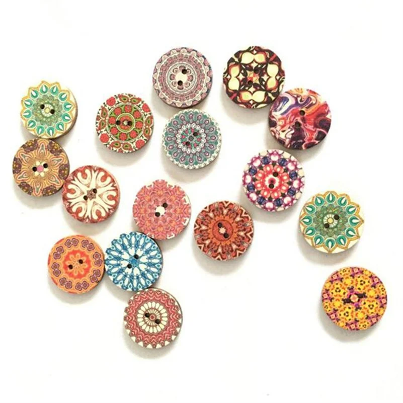 100pc Colorful Lattice geometric pattern 2 Holes Wooden Buttons For Sewing, DIY, Clothing Accessories 7NK208
100pc Colorful Lattice geometric pattern 2 Holes Wooden Buttons For Sewing, DIY, Clothing Accessories 7NK208
