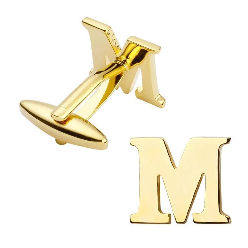 KC Cuff Buttons With Letters M For Men High Quality Gold fashion Metal Wedding Shirt Cuff Links Cufflinks
KC Cuff Buttons With Letters M For Men High Quality Gold fashion Metal Wedding Shirt Cuff Links Cufflinks