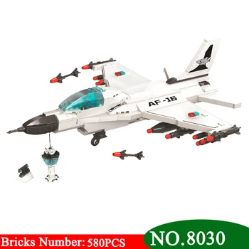 Winner 8030 580pcs Thunder Air Force F-16 Fighter Building Blocks DIY Educational Bricks Toys for children Funny Boy Gifts
Winner 8030 580pcs Thunder Air Force F-16 Fighter Building Blocks DIY Educational Bricks Toys for children Funny Boy Gifts