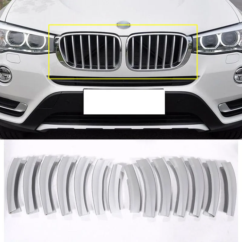 14pcs Front Grill Cover Trim ABS Chrome Sequins For BMW X3 f25 2011-2017 Car Accessories Newest
14pcs Front Grill Cover Trim ABS Chrome Sequins For BMW X3 f25 2011-2017 Car Accessories Newest