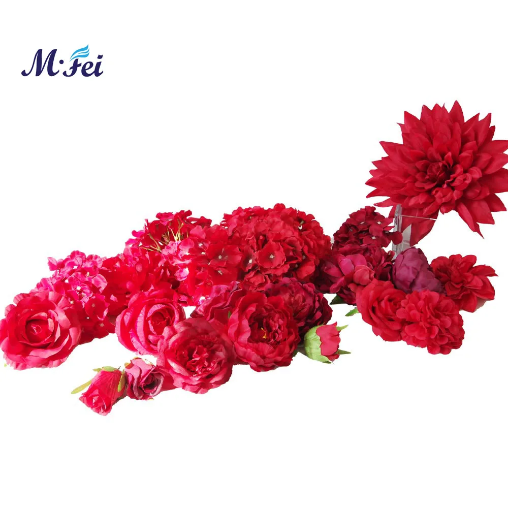 Minfei Artificial red series hydrangea peony rose daisy headl DIY flower accessories hat wedding car home party decoration
Minfei Artificial red series hydrangea peony rose daisy headl DIY flower accessories hat wedding car home party decoration