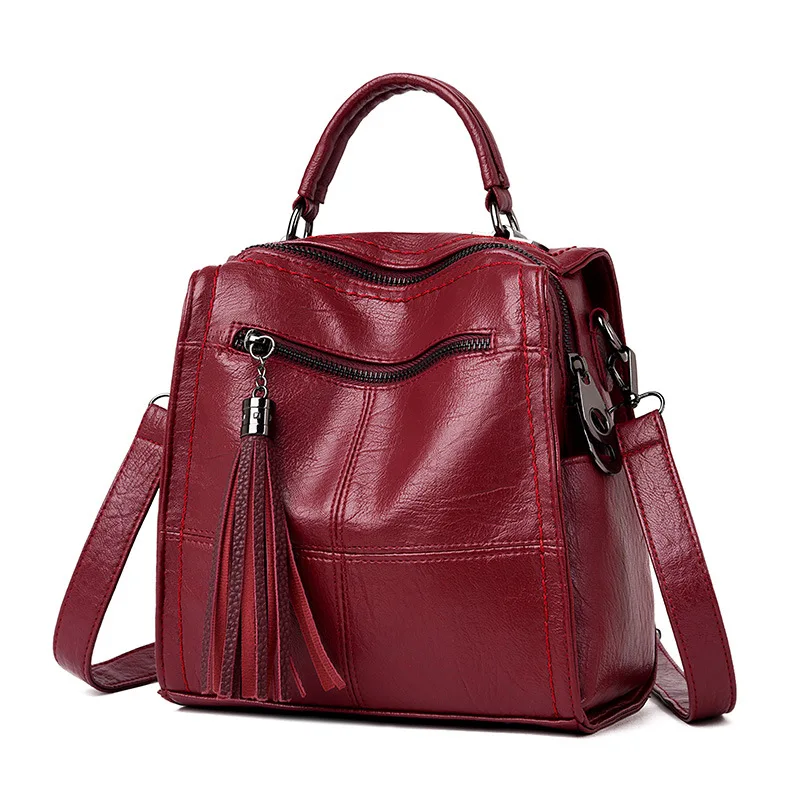 Multifunction Laptop Backpack Women Leather Luxury Backpack Women Fashion Backpack Satchel School Bag Pu Travel Shoulder Bag
Multifunction Laptop Backpack Women Leather Luxury Backpack Women Fashion Backpack Satchel School Bag Pu Travel Shoulder Bag