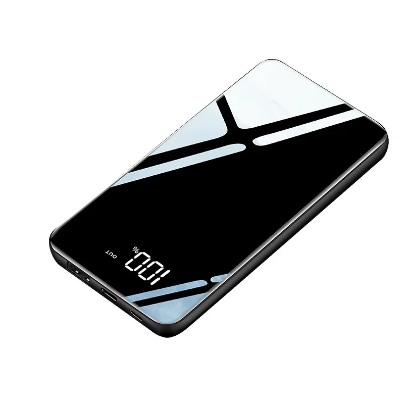 Slim LCD Mirror Screen Power Bank 10000 mAh Portable Fast Charging Ultra thin Powerbank External Battery Mobile Phone Charger
Slim LCD Mirror Screen Power Bank 10000 mAh Portable Fast Charging Ultra thin Powerbank External Battery Mobile Phone Charger