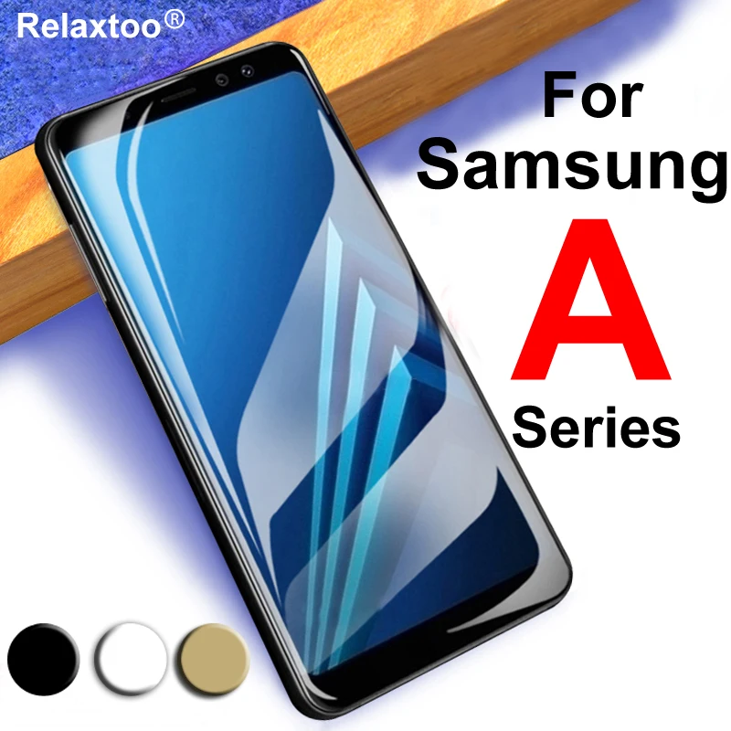 Защитное стекло для samsung a6 2018 galaxy a5 a7 a8 plus a 6 8 A750 A730F A530F Закаленное Защитная пленка
