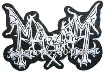 MAYHEM Music Band Iron On/Sew On Patch Tshirt sewing accessories for clothes Rock Punk Badge Wholesale
MAYHEM Music Band Iron On/Sew On Patch Tshirt sewing accessories for clothes Rock Punk Badge Wholesale