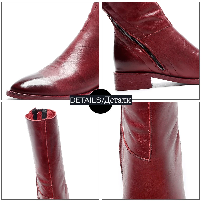 WETKISS-Low-Heels-Women-Red-Boots-Round-Toe-Footwear-Gradient-Leather-Ankle-Boot-Female-Autumn-Winter