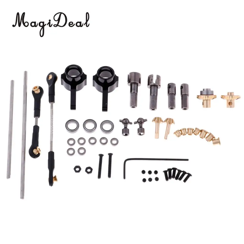 Upgrade OP Fittings Full Metal Accessories For WPL B14 B24 C14 C24 WPL Accesorios RC Car Parts 4WD/ 6WD Set